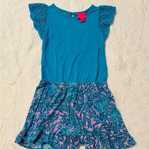 Lilly Pulitzer girls romper size M (6-7)